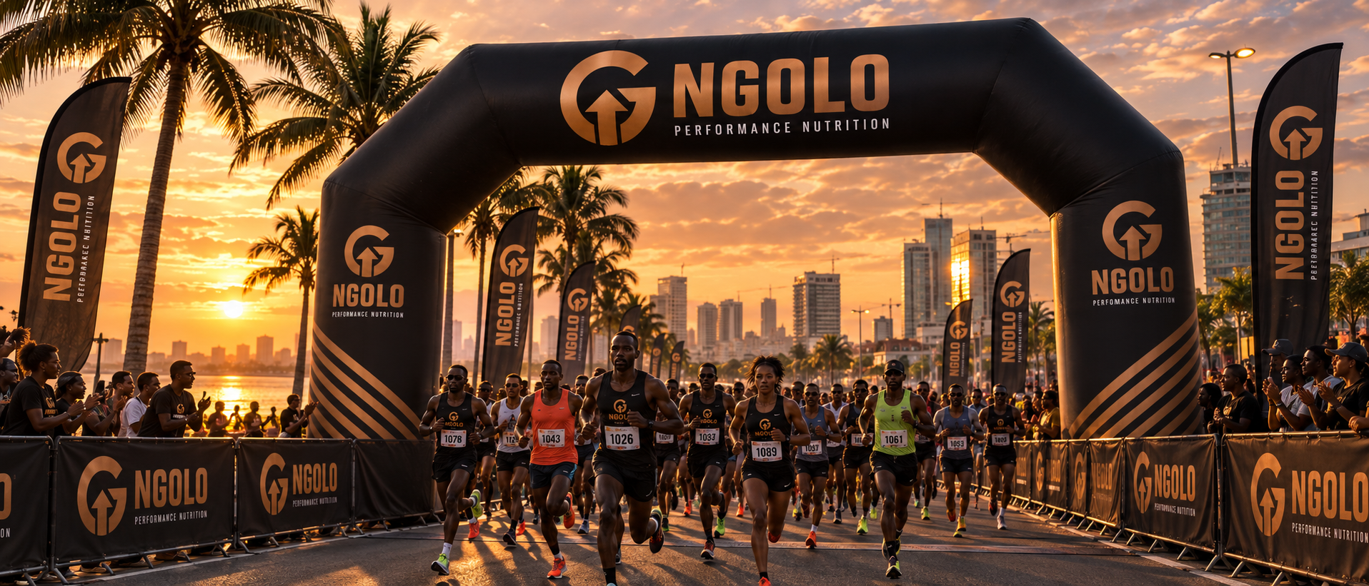 Evento desportivo com a presença oficial da NGOLO